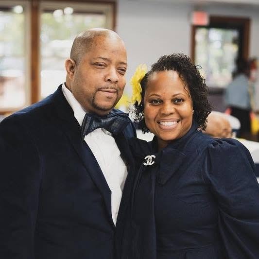 Pastor John & Lady Katina Tillery at a formal event