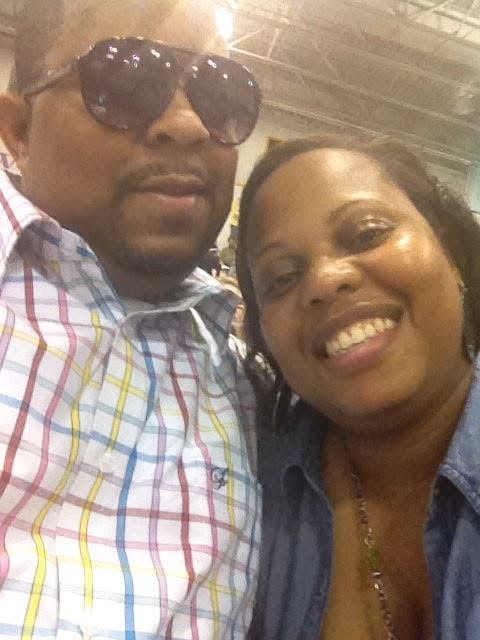 John & Katina Tillery selfie at an event