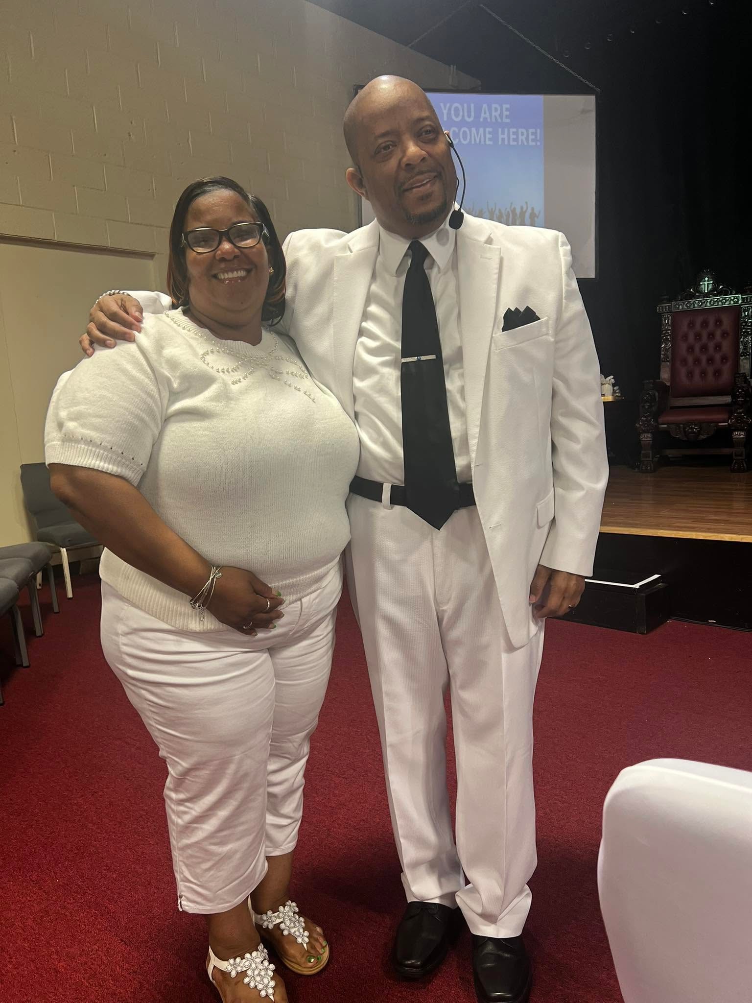 Pastor John and Tia Washington — very first missionary